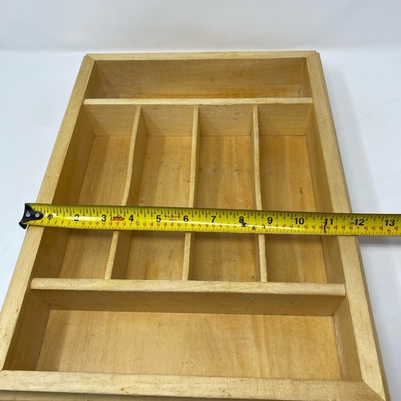 Gorham Wooden Silverware Organizer Tray - Picture 3 of 11